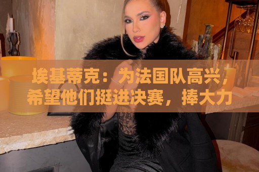 埃基蒂克:为法国队高兴,希望他们挺进决赛,捧大力神杯回国 埃基蒂克:为法国队高兴,希望他们挺进决赛,捧大力神杯回国