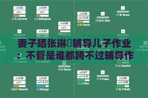 妻子晒张琳芃辅导儿子作业:不管是谁都跨不过辅导作业的这个坎 妻子晒张琳芃辅导儿子作业:不管是谁都跨不过辅导作业的这个坎