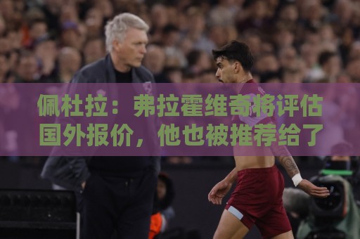 佩杜拉:弗拉霍维奇将评估国外报价,他也被推荐给了那不勒斯 佩杜拉:弗拉霍维奇将评估国外报价,他也被推荐给了那不勒斯